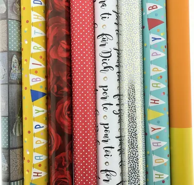 Immagine prodotto di Assortimento di carta da regalo MD15 - 300 x 70 - 5 rotoli