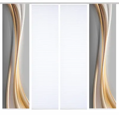 Produktbild von 84070 ELANIA Schiebegardine aus recyceltem Polyester, halbtransparent