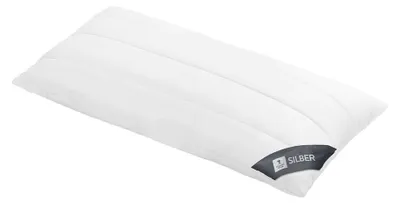 Produktbild von Spessarttraum Naturhaarkissen Silber Füllung: 100% Schafschurwolle Bezug: 100% Baumwolle