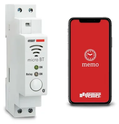 Produktbild von VEMER VE797200 Micro BT Zeitschaltuhr astronomisch Bluetooth Hutschiene