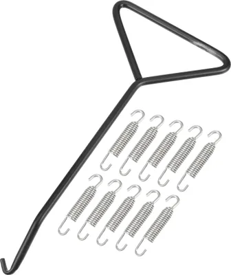 Produktbild von 1 Stück Auto Auspuff Flex Rohr Edelstahl 2.5"x10"x14" Silberton