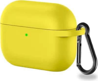 Produktbild von Apple AirPods Pro Silikon Hülle Case Cover Tasche Bumper Gelb