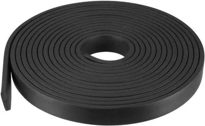 Zdjęcie produktu dla Profile uszczelniające, szerokość 20 mm, grubość 5 mm, długość 5 m, kolor czarny
