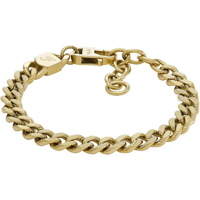 Produktbild von Harlow Panzerarmband aus vergoldetem Edelstahl von Fossil
