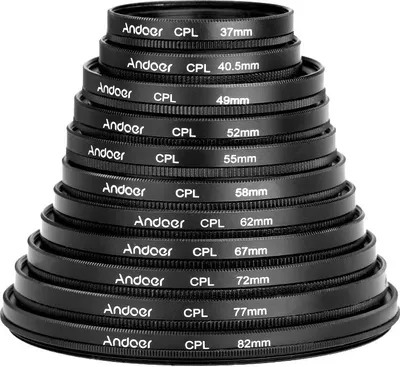 Produktbild von Andoer 49mm Digital Slim CPL Zirkularpolarisator Polarisationsglasfilter für Canon Nikon Sony DSLR-Kameraobjektiv