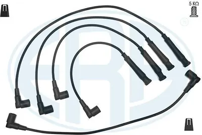 Produktbild von ERA 883080 Zündkabelsatz Zündleitungssatz für BMW 3 Limousine (E36) 3 Limousine (E30) 3 Touring (E30)