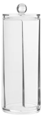 Image de 5five Simply Smart Distributeur de cotons Selena, boîte pour cotons à maquiller, plastique, 7.5 x 20 cm, 155905
