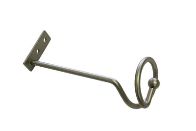 Produktbild von Gardinia Drapierhaken silber- matt, 16 cm, 2 Stück