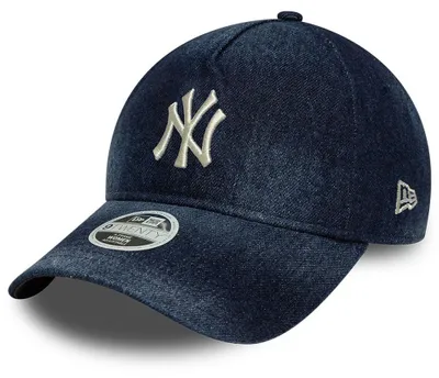 Immagine prodotto di Cappellino New Era 9Twenty da donna Aframe Denim NY Yankees blu navy - Taglia unica