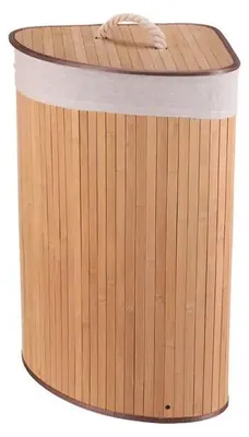Image de Autronic bambusový rohový s víkem přírodní (DB2002 NAT)