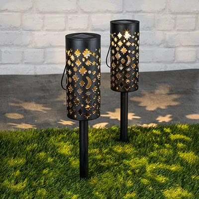 Produktbild von LED Solar Gartenleuchte, 2er Set