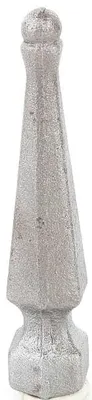 Produktbild von LogistSystem 1 Stück Zierspitze Metall 100x20mm (HxB) / 20x20 Zaundekoration 40.088.01