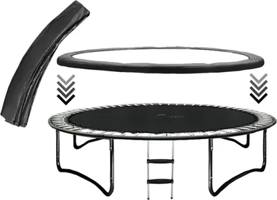 Produktbild von Universelle Sicherheitsabdeckung für Trampolinfedern 183 cm, feuchtigkeits- und UV-beständig, mit weichem EPE-Schaum 10mm