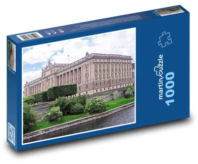 Obrázok produktu pre Puzzle 1000 Švédsky parlament v Štokholme - martinpuzzle
