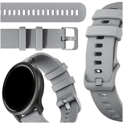 Zdjęcie produktu dla Pasek ChronSmarta do smartwatch'a Samsung Galaxy Watch 4 5 6 7 Classic Pro (Szary)