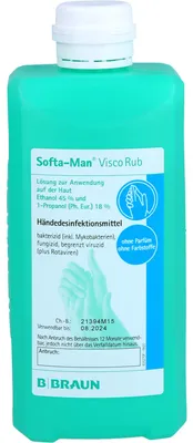 Produktbild von Softa-Man Visco Rub Händedesinfektionsmittel Lösung, 500 ml Lösung