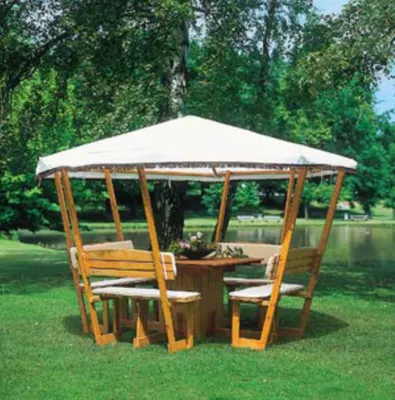 Produktbild von Ersatzdach für Pavillon 'Rosenheim', weiß Promadino Ersatz Garten Zubehör Dach