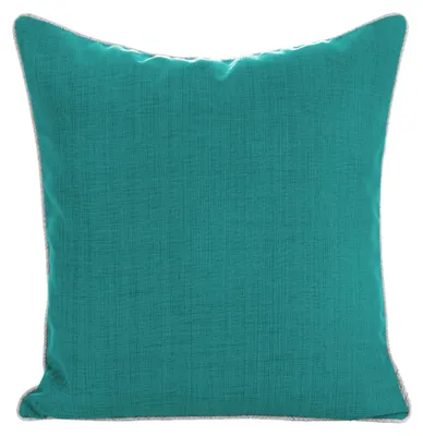 Kissenbezug 45x45 cm, wasserdicht, Türkis, für Gartenbank