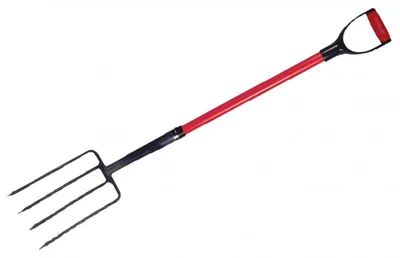 Produktbild von grabgabel mit 4 Zinken mit Stiel aus Fiberglas