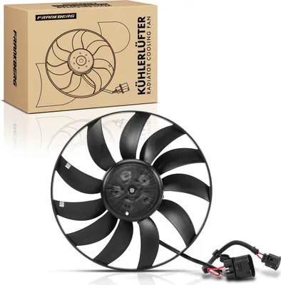 Obrázok produktu pre Frankberg 1x chladič motora bez rámu ventilátora VW Golf Audi A3 8P Seat Škoda