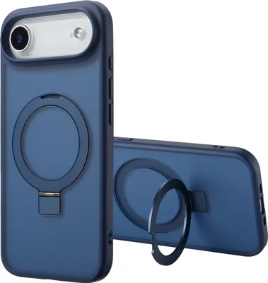 Produktbild von Accezz Ring Stand Backcover mit MagSafe iPhone Air - Blau