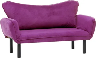 Immagine prodotto di Mindulle - Divano Letto 2 Posti, 140x65 cm Viola, Reclinabile