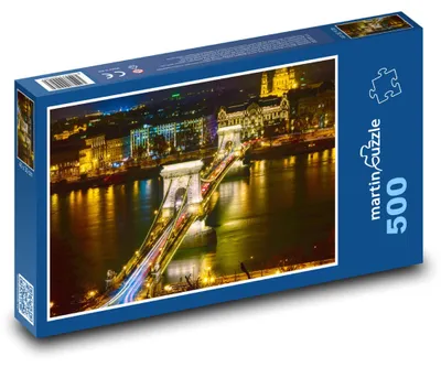 Obrázek produktu pro Puzzle 500 Most přes řeku v Budapešti - martinpuzzle