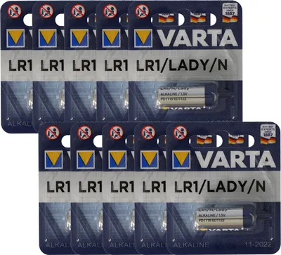 Produktbild von Varta 4001 High Energy LR1, 522, N, AM5 10er Pack