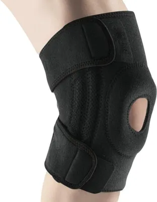 Immagine prodotto di INF Ginocchiera Nera L/XL - Supporto Singolo per Sport e Fitness