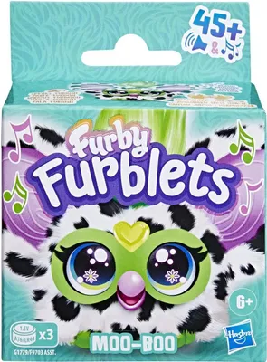 Produktbild von Furby Furblets Moo-Boo, 6 Jahr(e), LR44, Akkus/Batterien enthalten
