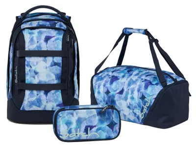 Produktbild von Satch, Schulrucksack-Set PACK Blurry Sky 3-teilig, ab 5. Klasse