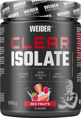 Produktbild von Weider Clear Isolate (500g) Red Fruits - Eiweiße - Klares Protein