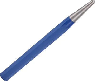 Imagen del producto de Punzón central de acero aleado, 4 mm de diámetro, punta endurecida, herramienta manual para perforar agujeros