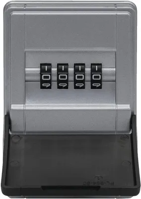 Produktbild von ABUS KeyGarage 727 Mini - Schlüsselbox zur Wandmontage - 77455, Schwarz-Silber
