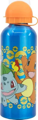 Produktbild von Pokemon Pikachu and Friends ALU Wasserflasche Trinkflasche Flasche 530 ml