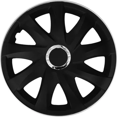 Produktbild von NRM Radkappen DRIFT, Schwarz Matt 13" Zoll. (4 x Universal Radzierblenden/Radkappen)