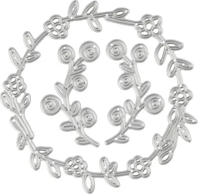 Zdjęcie produktu dla Creativ Company 118002, Szablon do cięcia, Srebrny, 1 szt., 11761, 11792, 11799, 102 mm, 100 mm