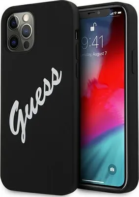 Image de Guess Guhcp12Llsvsbw Iphone 12 Pro Max 6.7 Black White/Black White Hardcase Silicone Vintage