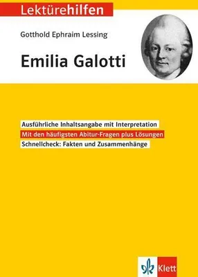 Image de Lektürehilfen Gotthold Ephraim Lessing "Emilia Galotti"