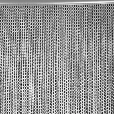 Zdjęcie produktu dla Zasłona łańcuchowa czarna 210 cm - Aluminiowy parawan - Wentylacja w kuchni/firmie