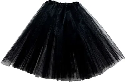 Produktbild von Schwarzes Ballerina Tutu als Halloween Kostüm Zubehör für Kinder