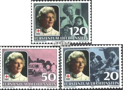Produktbild von Briefmarken Liechtenstein 1985 Mi 875-877 (kompl.Ausg.) postfrisch Rotes Kreuz