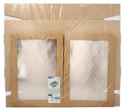 Produktbild von Transport- und Catering-Kartons, Pappe eckig 8 cm x 25,2 cm x 35,9 cm braun