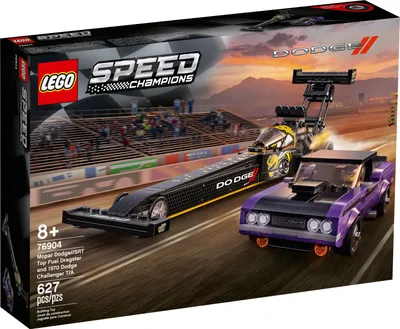 Zdjęcie produktu dla LEGO® Speed Champions Mopar Dodge//SRT Dragster i 1970 Dodge Challenger - 76904 NOWOŚĆ! Części 627x