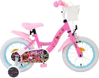 Produktbild von LOL Surprise Kinderfahrrad - Mädchen - 14 Zoll - Rosa - mit Rücktrittbremse