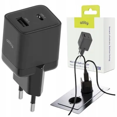 Zdjęcie produktu dla Ładowarka sieciowa gan 20W USB c a pd szybka kompaktowa