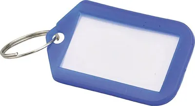 Image de Lot de 5 portes-étiquettes, bleu, 49.5x29mm - THIRARD