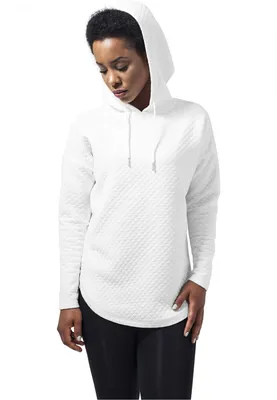 Produktbild von Urban Classics Damen Hoodie Ladies Quilt Oversize Hoody Offwhite-L