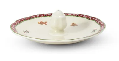 Produktbild von Ständer für Räucherstäbchen, Lebkuchen, Weihnachtsporzellan, Leander, 13 cm
