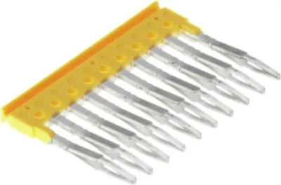 Produktbild von Weidmüller ZQV 1.5/10 - Querverbindungsstück - 20 Stück(e) - Wemid - Gelb - -60 - 130 °C - V0